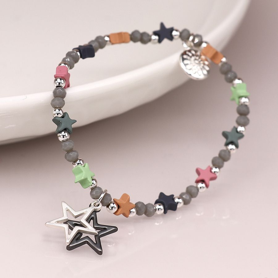 Colourful star bracelet