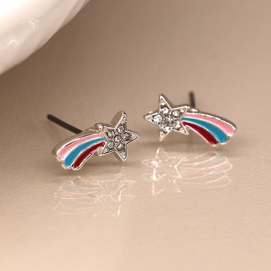 Shooting star earrings