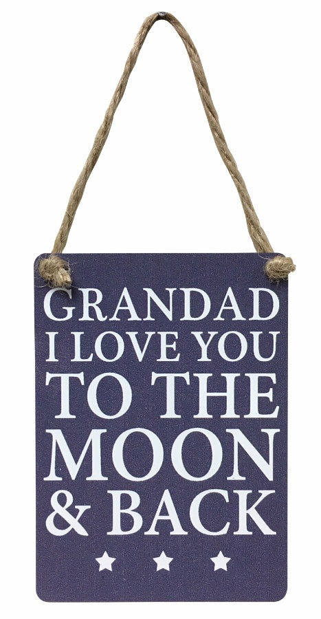 Grandad mini metal sign