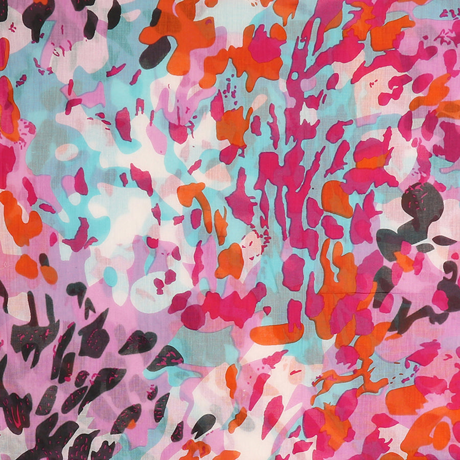 Organic pink mix scarf