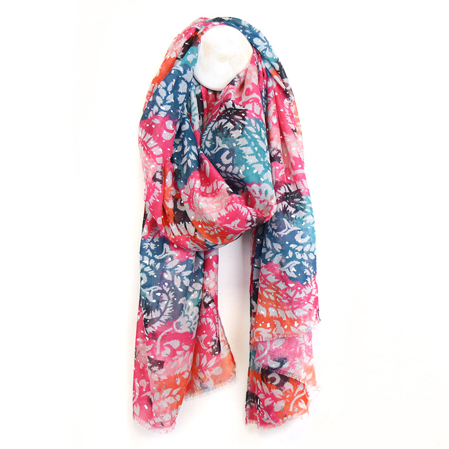 recycled Paisley print scarf