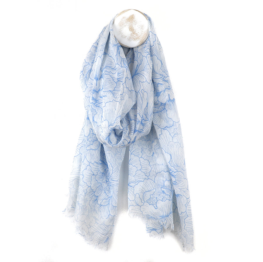 Organic Cotton flower scarf