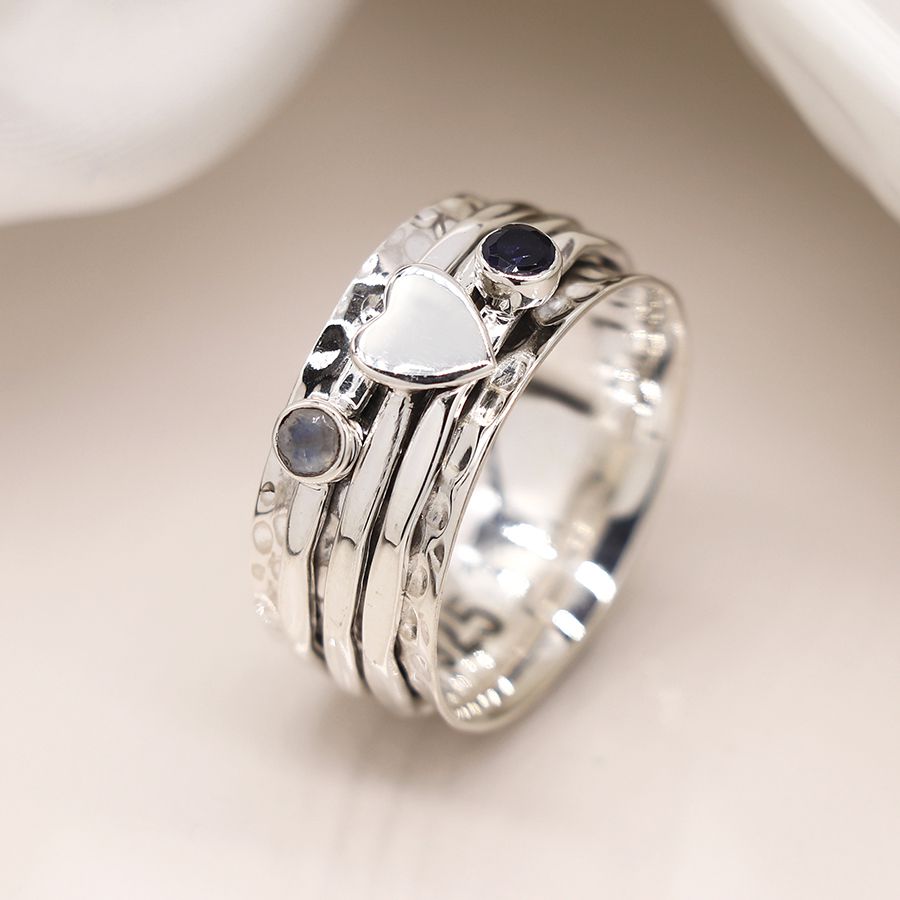Sterling silver heart ring