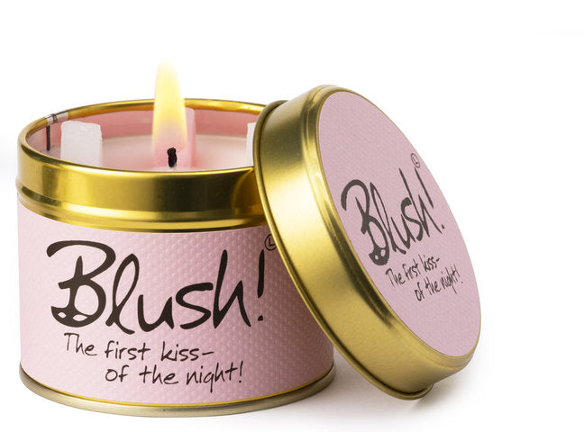 LilyFlame blush candle