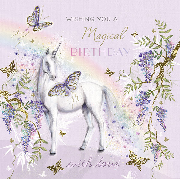 Unicorn Birthday card