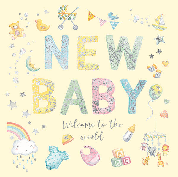 New baby card