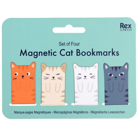 Magnetic cat bookmarks