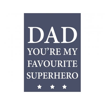 Dad superhero magnet