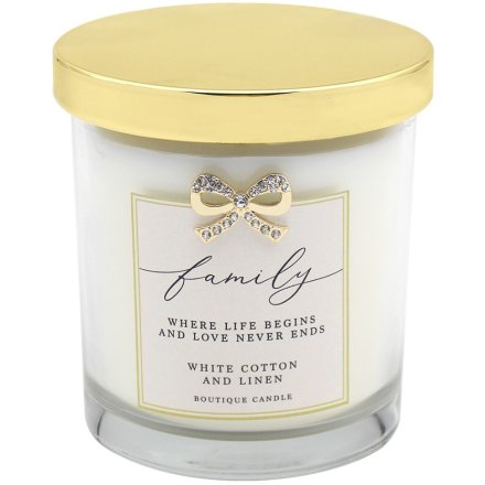 Boutique family candle