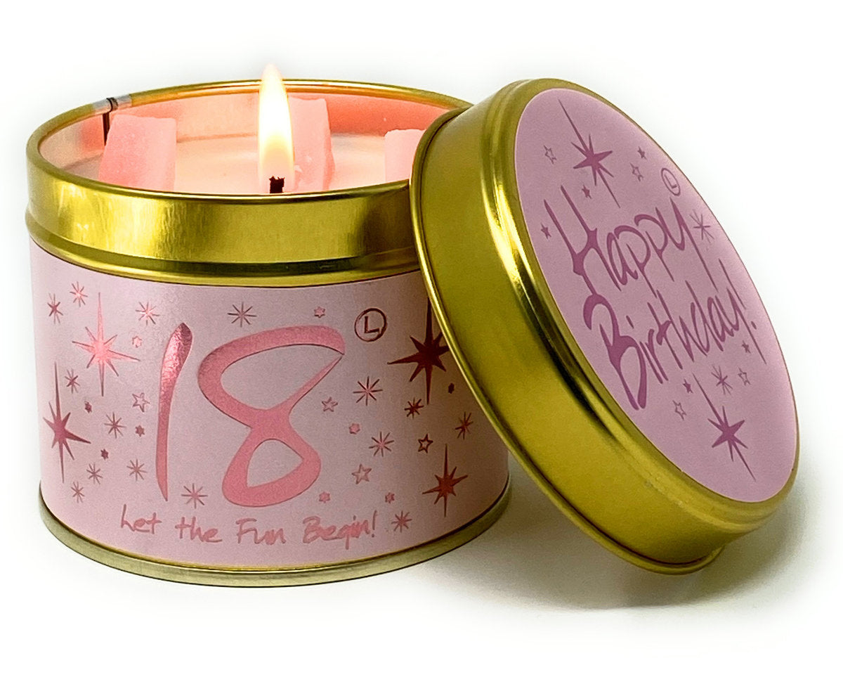 LilyFlame 18th Birthday candle