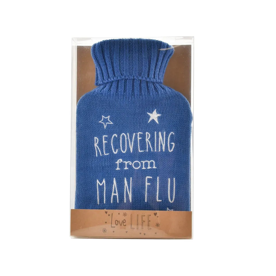 Man Flu hot water bottle