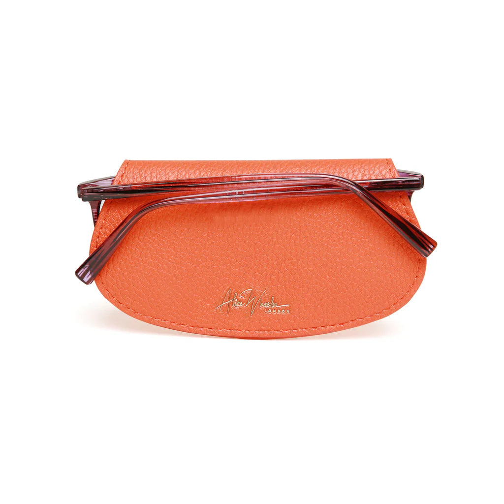 Alice Wheeler Orange Glass case