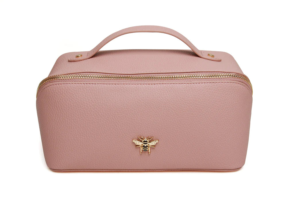 Alice Wheeler pink train case