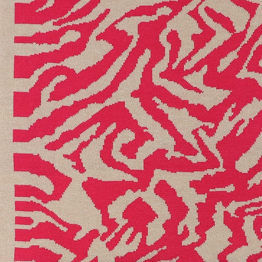 Pink animal print snood