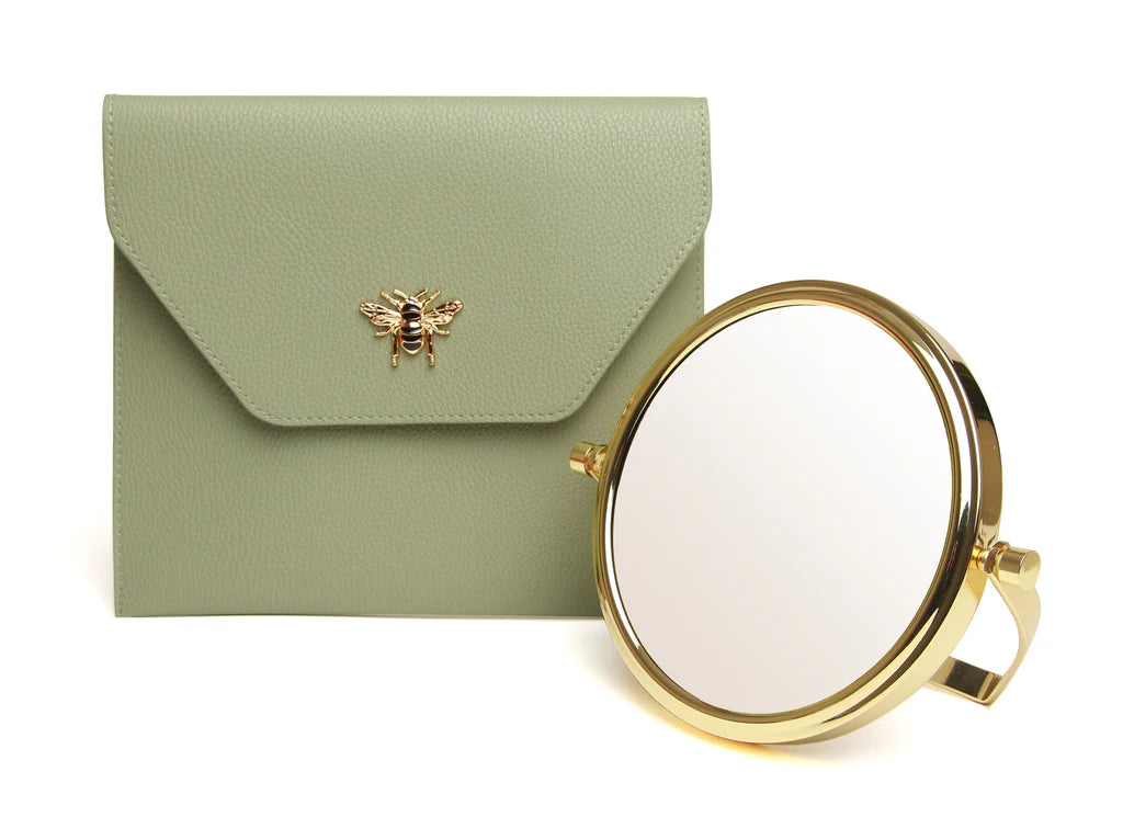 Alice Wheeler Sage Travel mirror