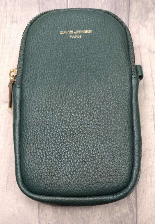 David Jones phone bag in Dark Green