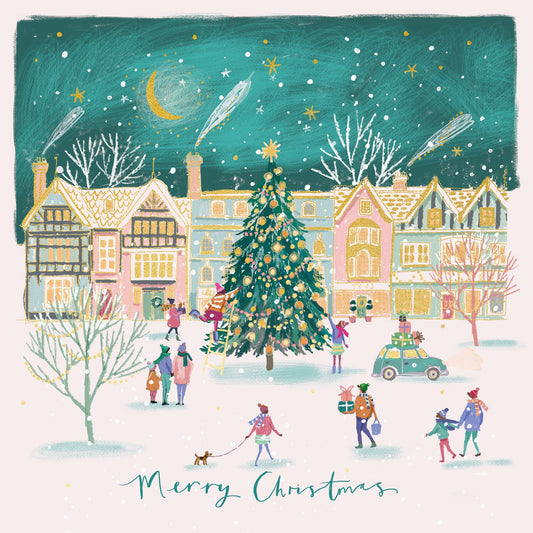 In the town square cards, pack of 10