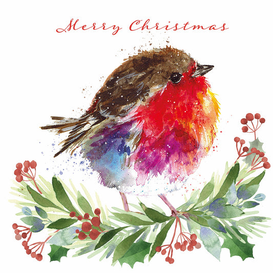 Fluffy Robin cards, pack of 10