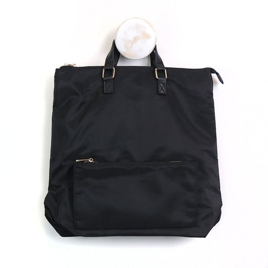 Recycled shower proof bag in black