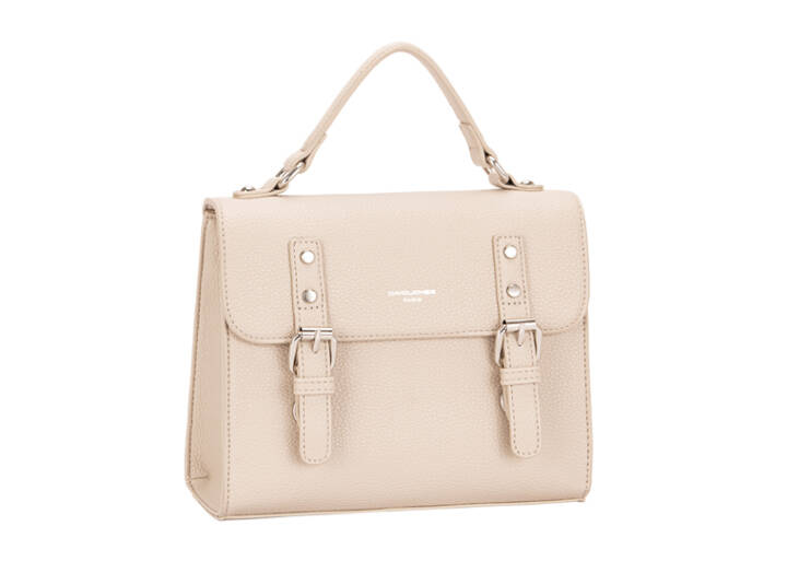 David Jones beige satchel bag