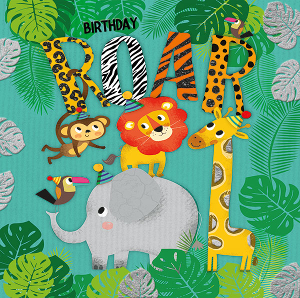 Birthday Roar card