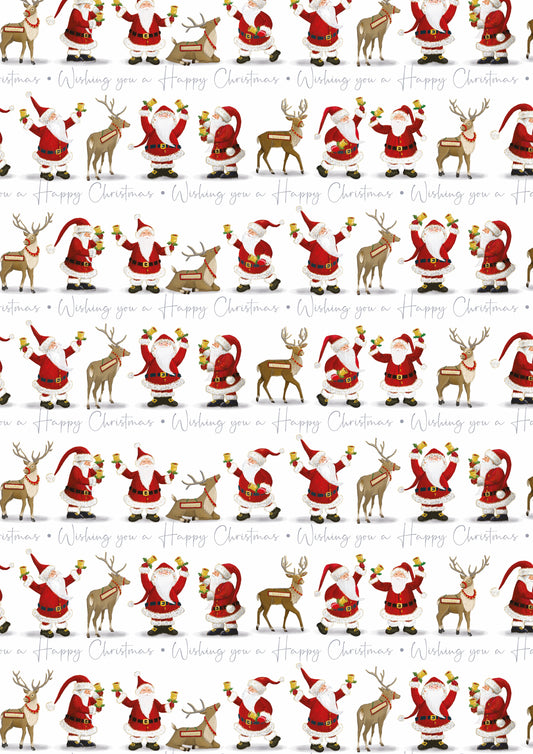 Santa wrapping paper