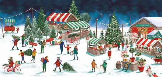 Christmas market money wallet