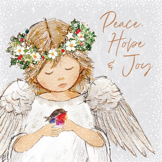 Angel and robin cards, pack of 10