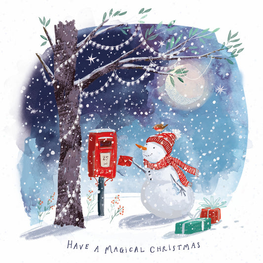 Christmas post cards, pack of 10