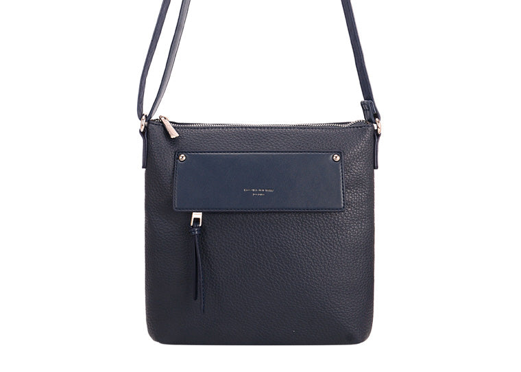 David Jones navy bag