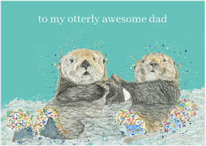 Otterly Awesome dad card
