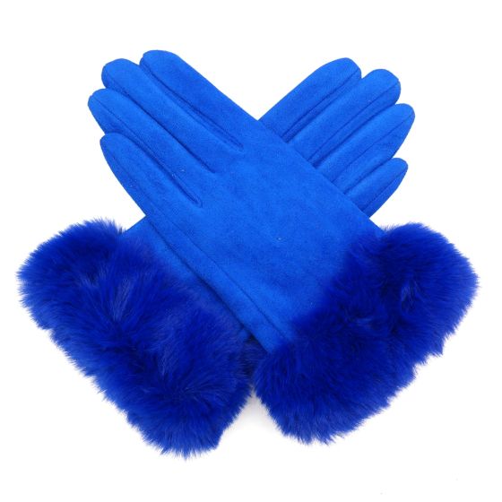 Royal gloves fur trim