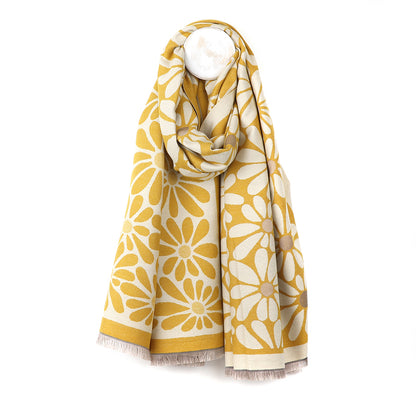 Yellow Daisy scarf